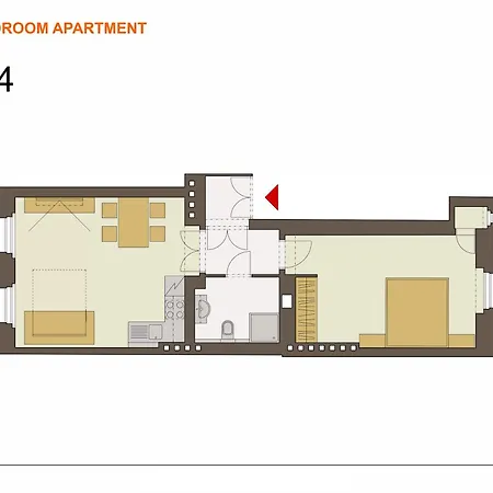 Lägenhetshotell Downtown Kodanska 4*